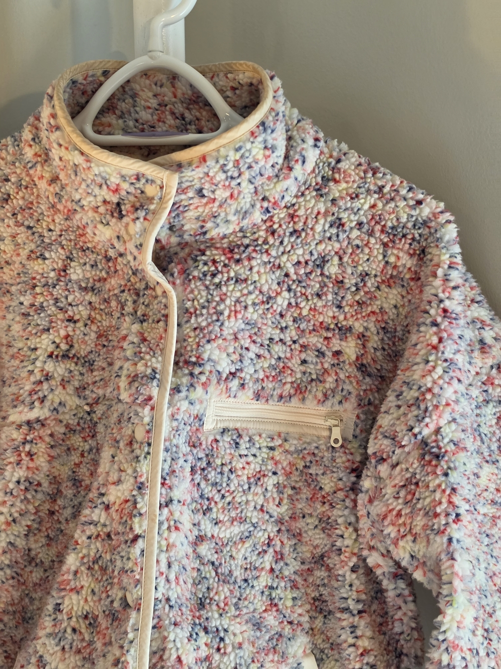 aerie Offline Multicolor Sherpa Puffer Jacket - Picture 2 of 11